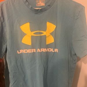 Blue under Armour shirt